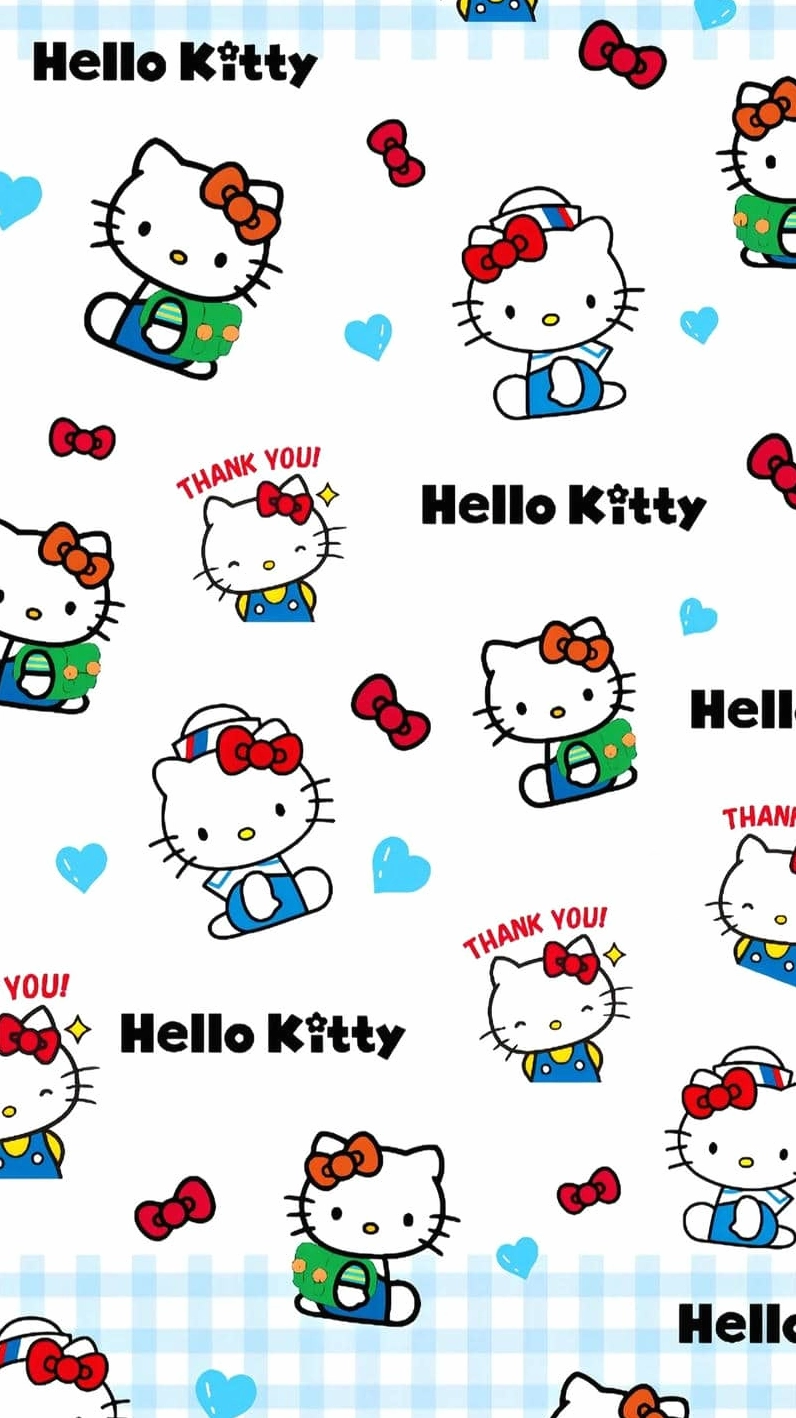 Hình nền Hello Kitty thiết kế riêng cho màn hình điện thoại