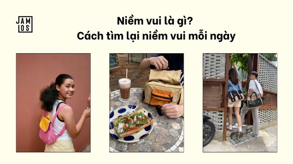 Một người mỉm cười hạnh phúc tận hưởng khoảnh khắc yên bình