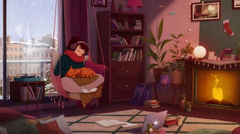 Wallpaper một chú ngựa trắng đang phi nước đại trên thảo nguyên xanh rộng lớn.